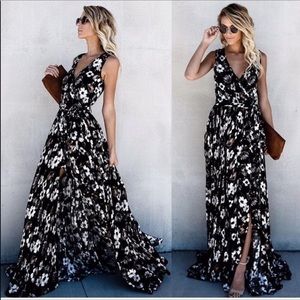 Vici- Floral Wrap Dress